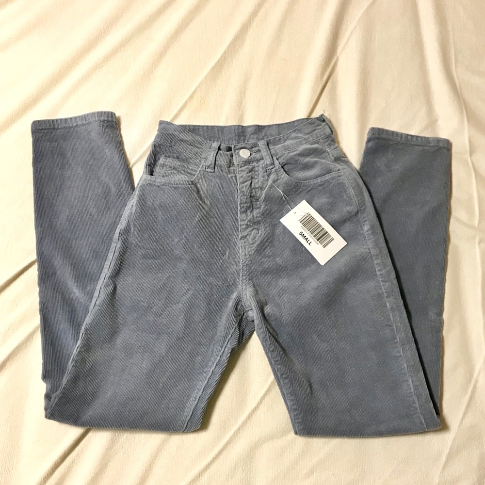 Brandy Melville Jane Corduroy Light Blue NWT